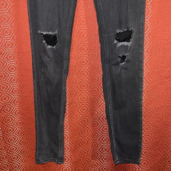 Rag & Bone Black Skinny Distressed Jeans 28 - Picture 3 of 12
